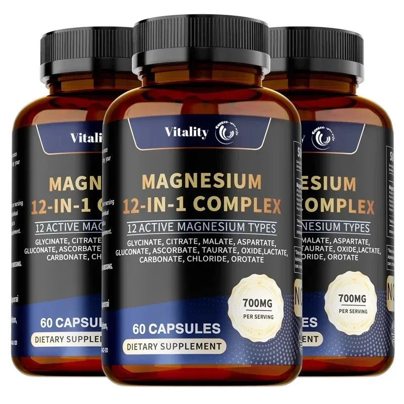 Unlock Your Wellness: Magnesium Complex Capsules for Stress Relief, Muscle Support, and Immune Boosting