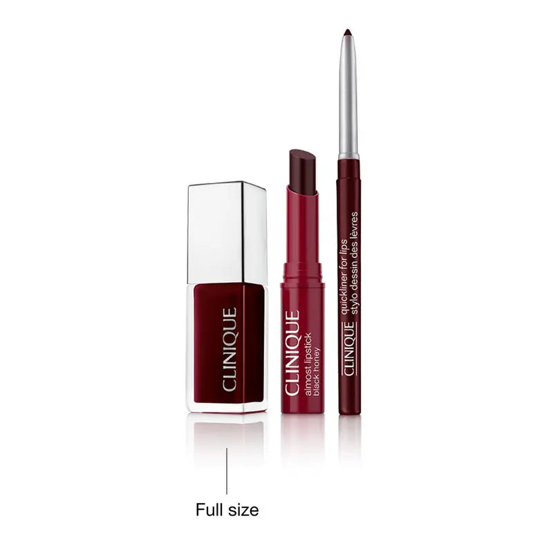 Clinique 3 Piece Black Honey Lip & Cheek Makeup Gift Set ($55 Value!)