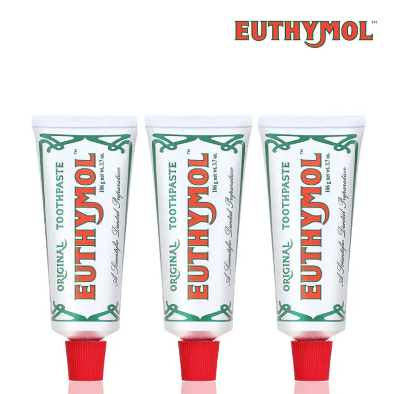 Euthymol Complete Toothpaste Set – Original Freshness, Whitening, and Tone-Up Formulas for a Korean Oral Care Routine