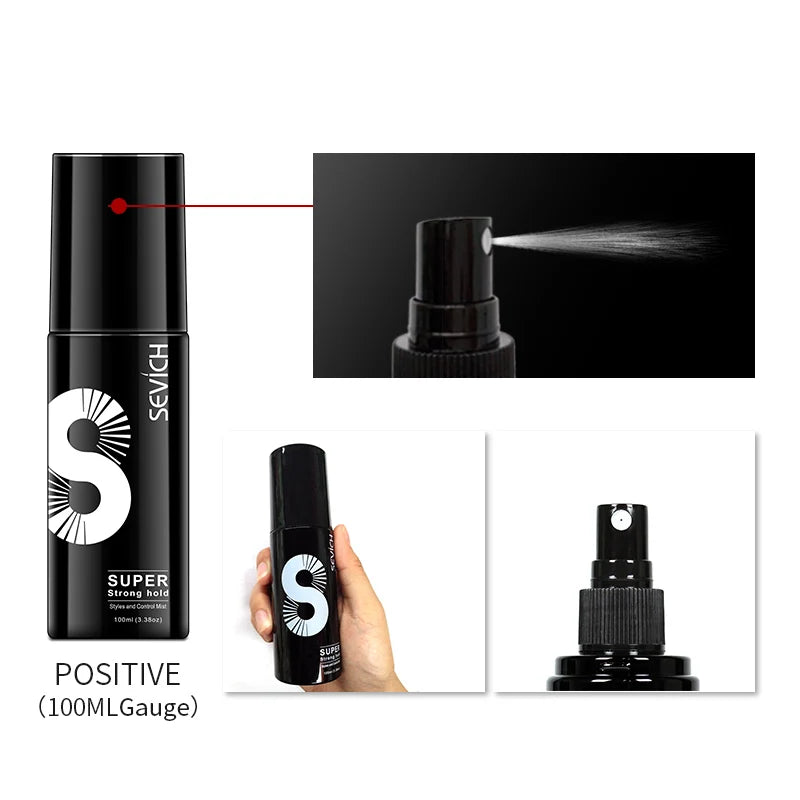 100Ml Fashion Hair Styling Spray Daily Use Unisex Strong Fixing Hair Building Fiber Quick Disposable Hair Hold Spray