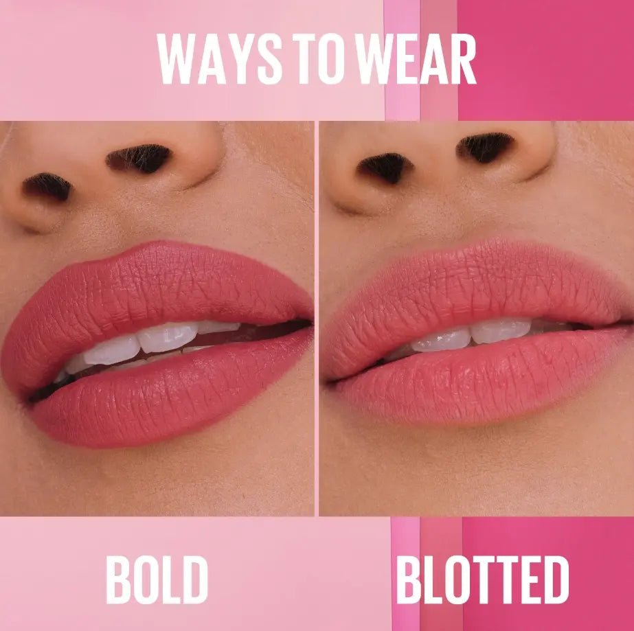 Serum Lipstick, Satin & Matte, 8H Moisture, Oil-Blend + Hyaluronic Acid, Maybelline New York