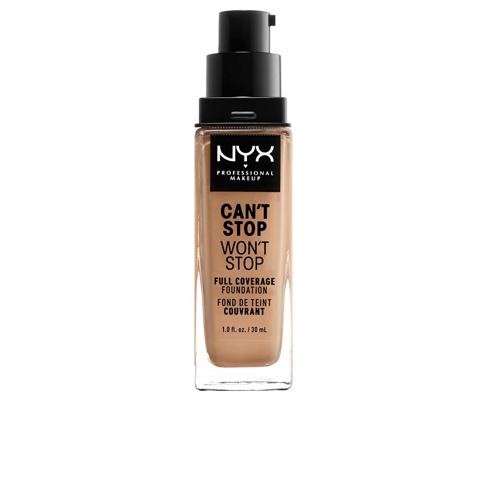 Unleash Flawless Beauty with NYX Professional Makeup Can't Stop Won't Stop Foundation - 24-Hour Full Coverage Matte Finish in Buff