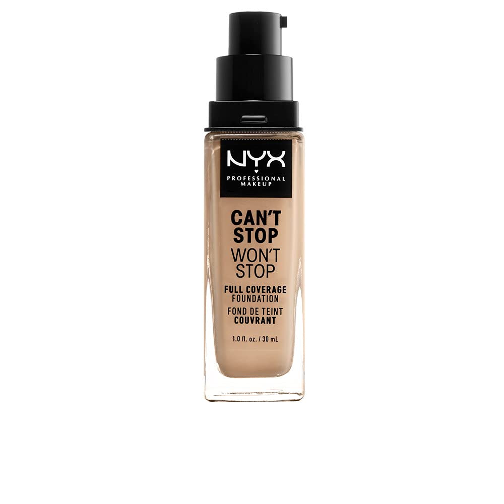 Unleash Flawless Beauty with NYX Professional Makeup Can't Stop Won't Stop Foundation - 24-Hour Full Coverage Matte Finish in Buff