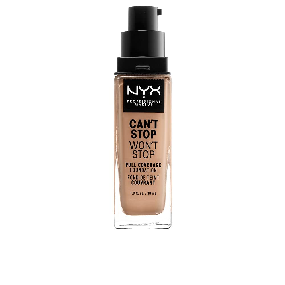 Unleash Flawless Beauty with NYX Professional Makeup Can't Stop Won't Stop Foundation - 24-Hour Full Coverage Matte Finish in Buff