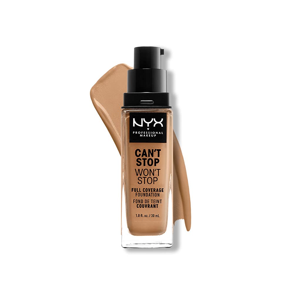 Unleash Flawless Beauty with NYX Professional Makeup Can't Stop Won't Stop Foundation - 24-Hour Full Coverage Matte Finish in Buff
