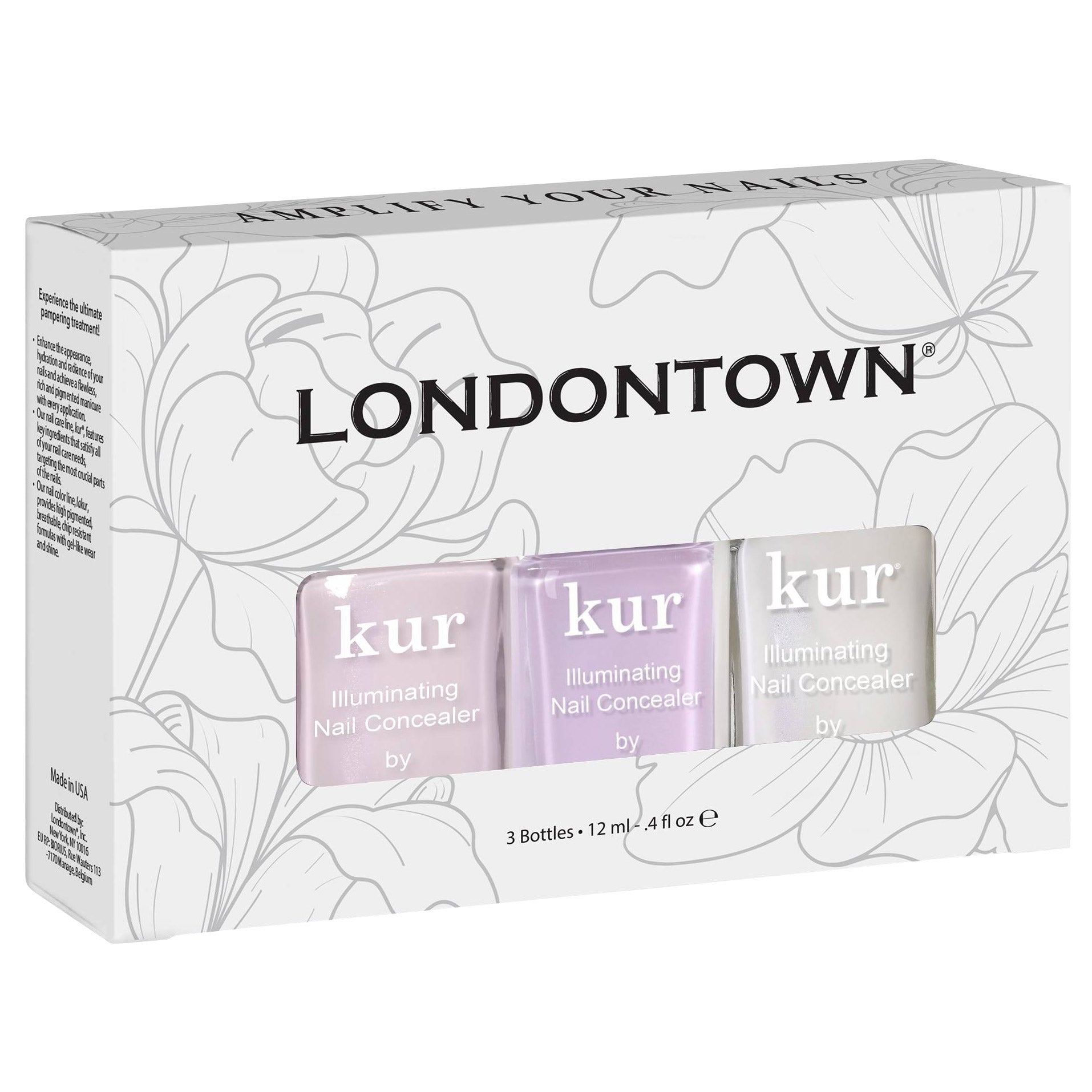 Revitalize Your Nails with the Kur by Londontown Illuminating Nail Concealer Trio – Effortless Manicure in Just 5 Minutes!