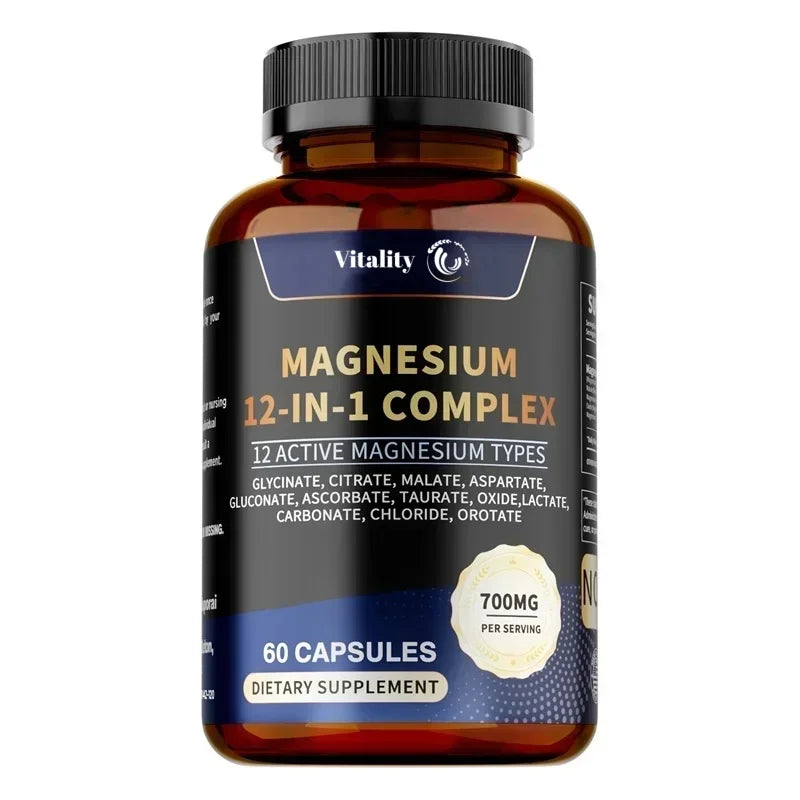 Unlock Your Wellness: Magnesium Complex Capsules for Stress Relief, Muscle Support, and Immune Boosting