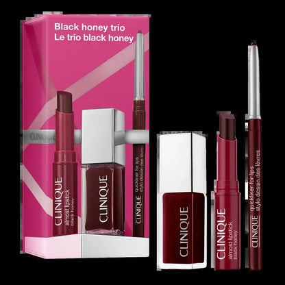 Clinique 3 Piece Black Honey Lip & Cheek Makeup Gift Set ($55 Value!)