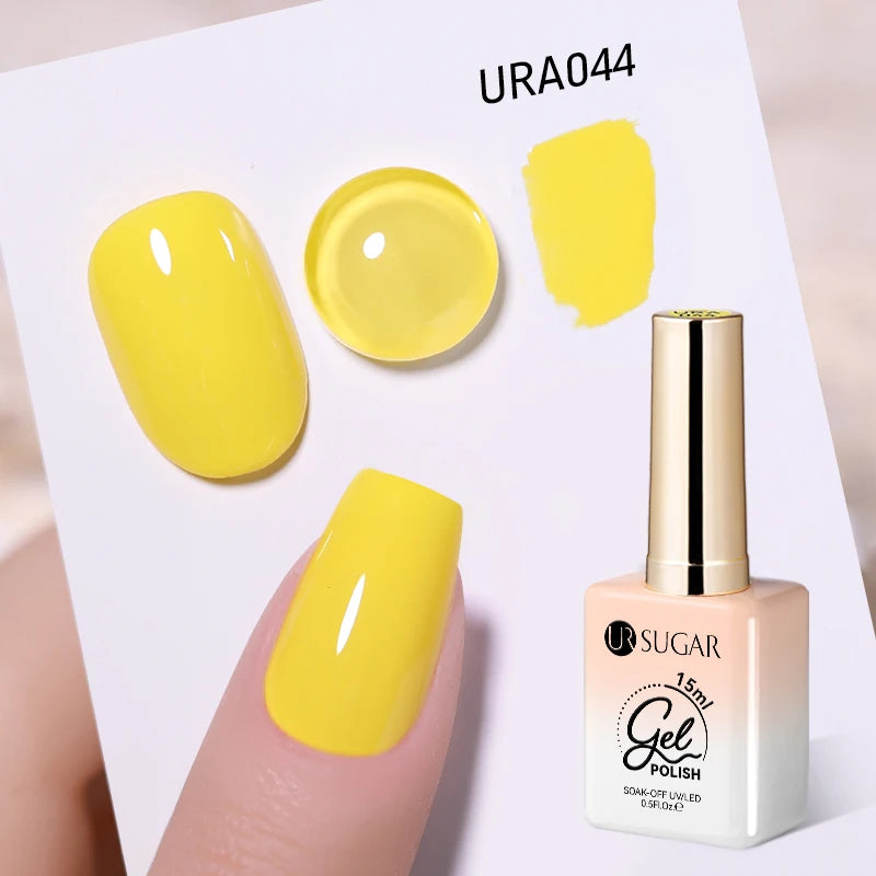 Transform Your Nails with 15ml Jelly Milky White Translucent Gel Polish - Semi-Permanent UV Nail Art Varnish for Stunning Results