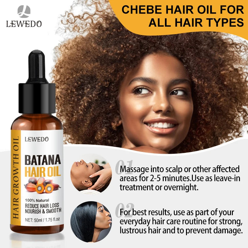 Revitalize Your Hair with 100% Pure Batana Oil - Fast Hair Growth Solution for Men and Women!
