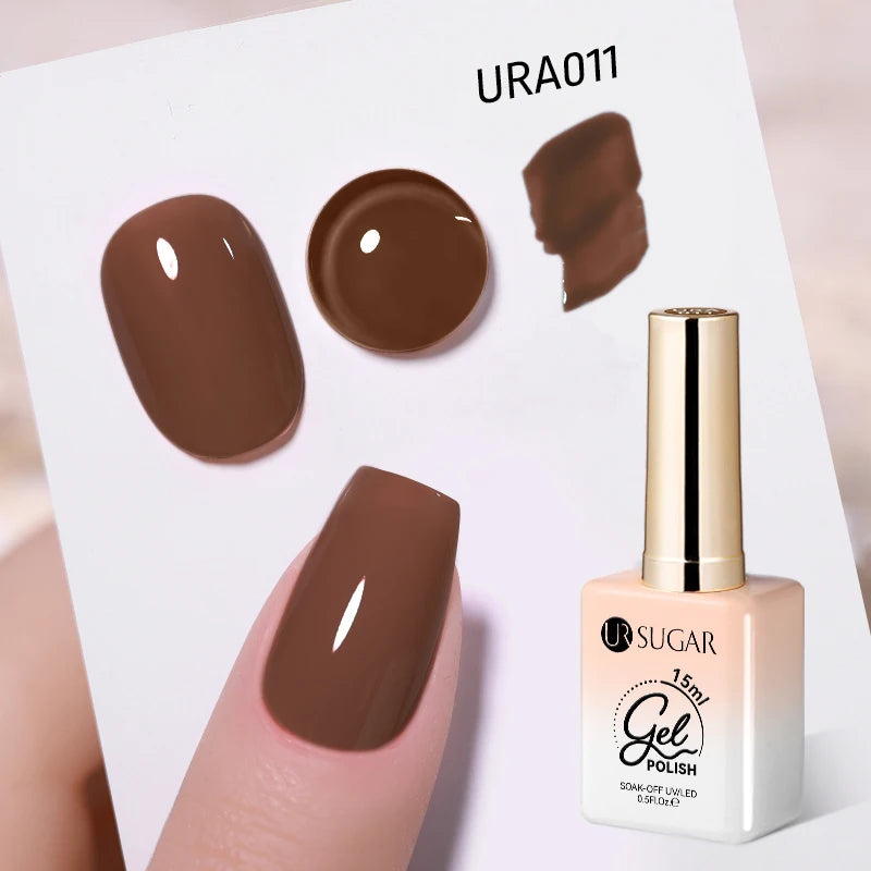 Transform Your Nails with 15ml Jelly Milky White Translucent Gel Polish - Semi-Permanent UV Nail Art Varnish for Stunning Results