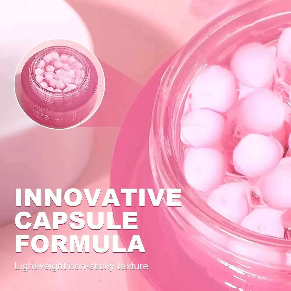 Revitalize Your Skin with Korean PDRN Pink Collagen Capsule Cream – Lightweight Moisturizer with Niacinamide for a Radiant, Even Complexion!
