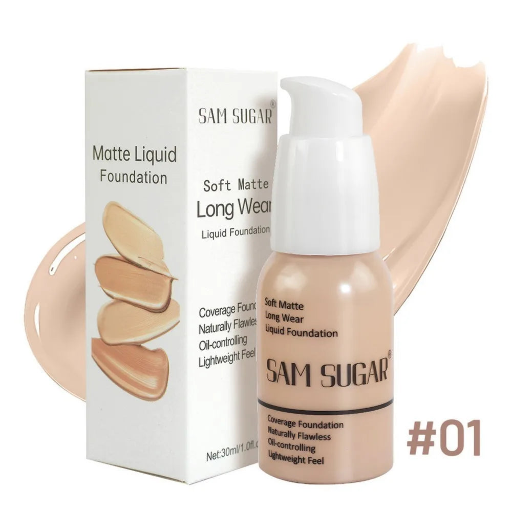 Transform Your Look with the Ultimate 6 Color Matte Concealer - Oil Control & Waterproof for Flawless Skin!