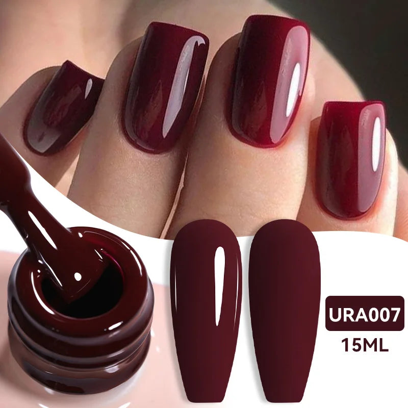Transform Your Nails with 15ml Jelly Milky White Translucent Gel Polish - Semi-Permanent UV Nail Art Varnish for Stunning Results