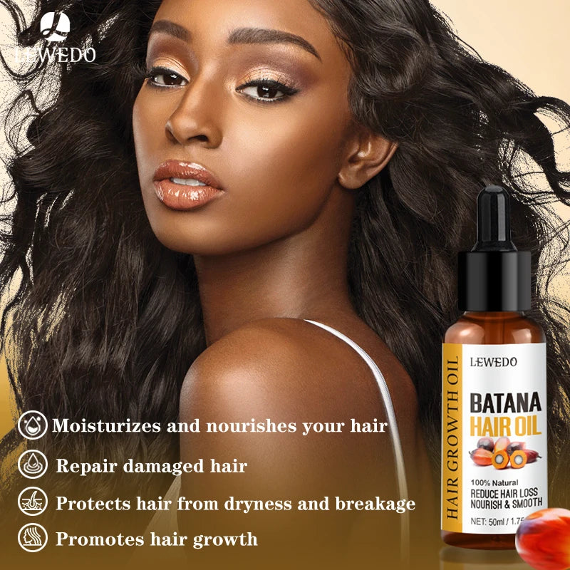 Revitalize Your Hair with 100% Pure Batana Oil - Fast Hair Growth Solution for Men and Women!