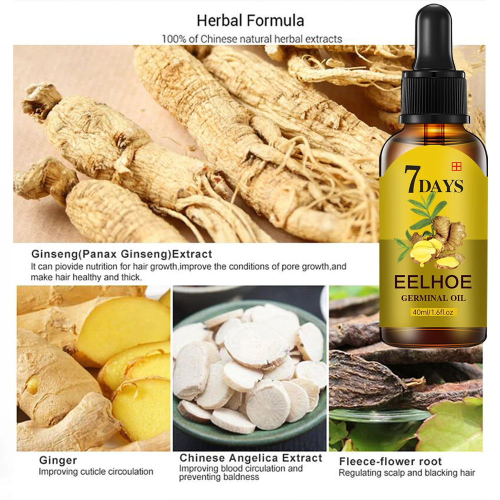 Revitalize Your Hair with Our Ginger Hair Growth Serum - Fast-Acting Essential Oil for Thicker, Stronger Hair (10ml, 20ml, 50ml)
