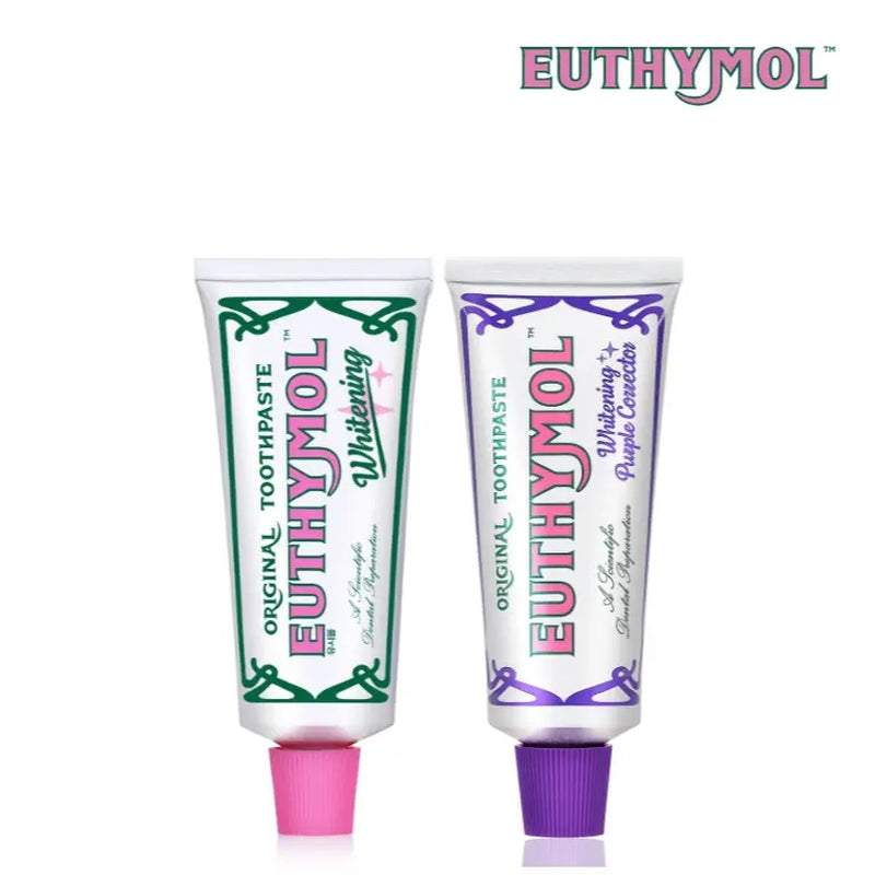 Euthymol Complete Toothpaste Set – Original Freshness, Whitening, and Tone-Up Formulas for a Korean Oral Care Routine