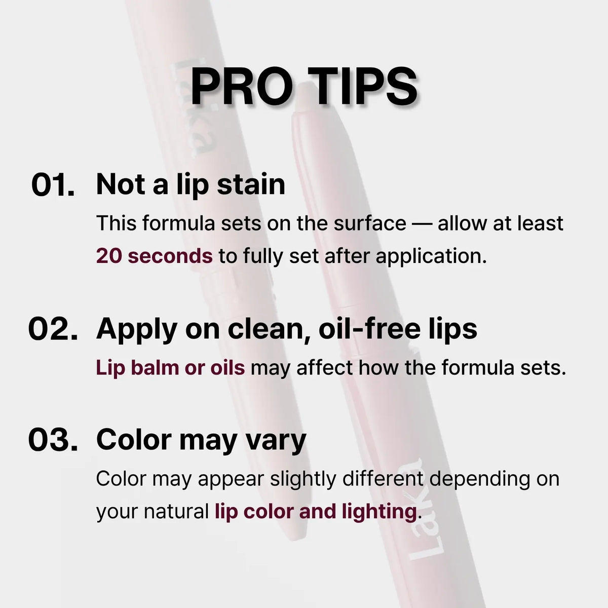 [Laka] [NEW Shades] Easy Glide Lip Liner — Creamy, Blendable Color with Smooth Application