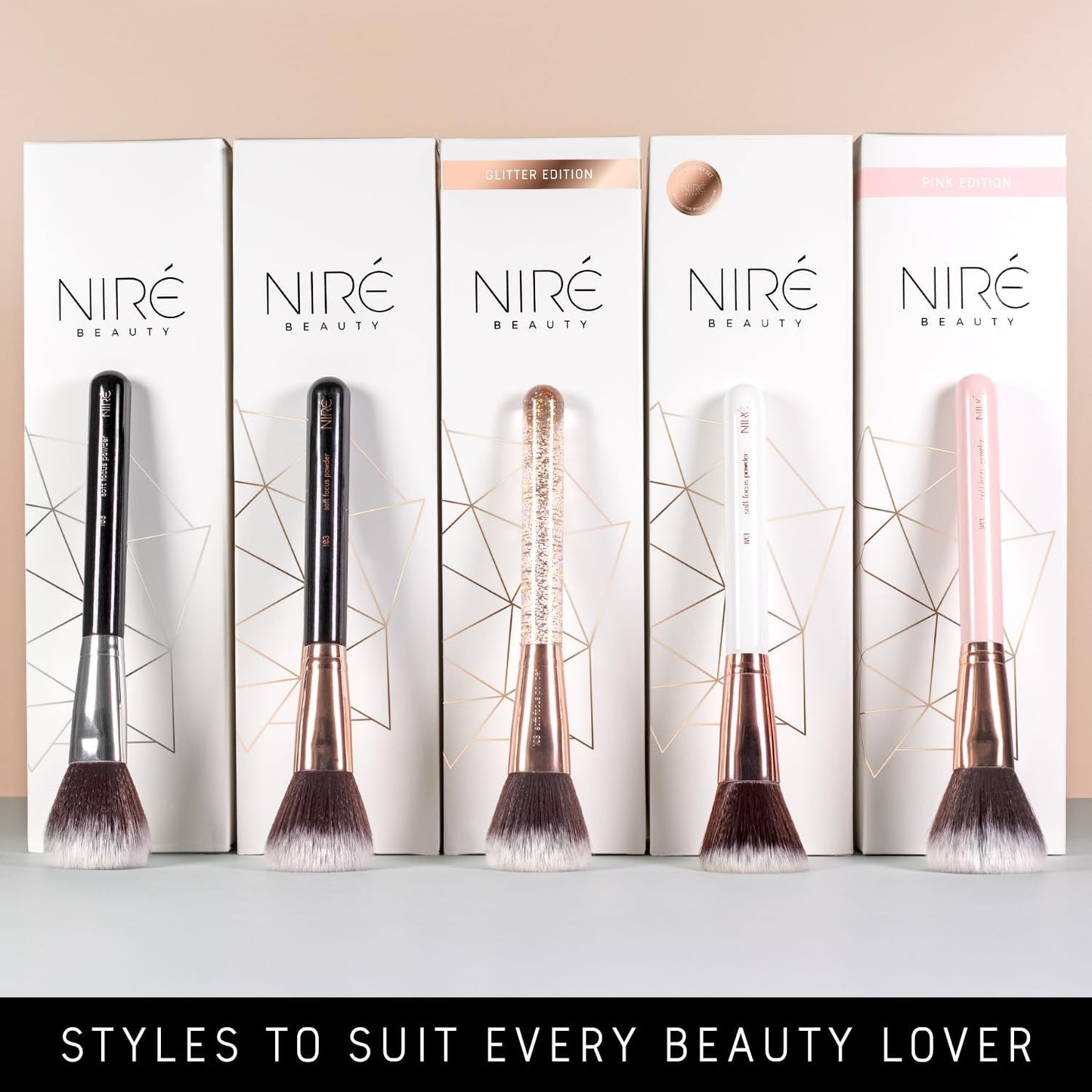 15-Piece Award-Winning Professional Makeup Brush Set - Vegan Brushes with Case, Sponge, Cleaner, and Guide in Gift Box