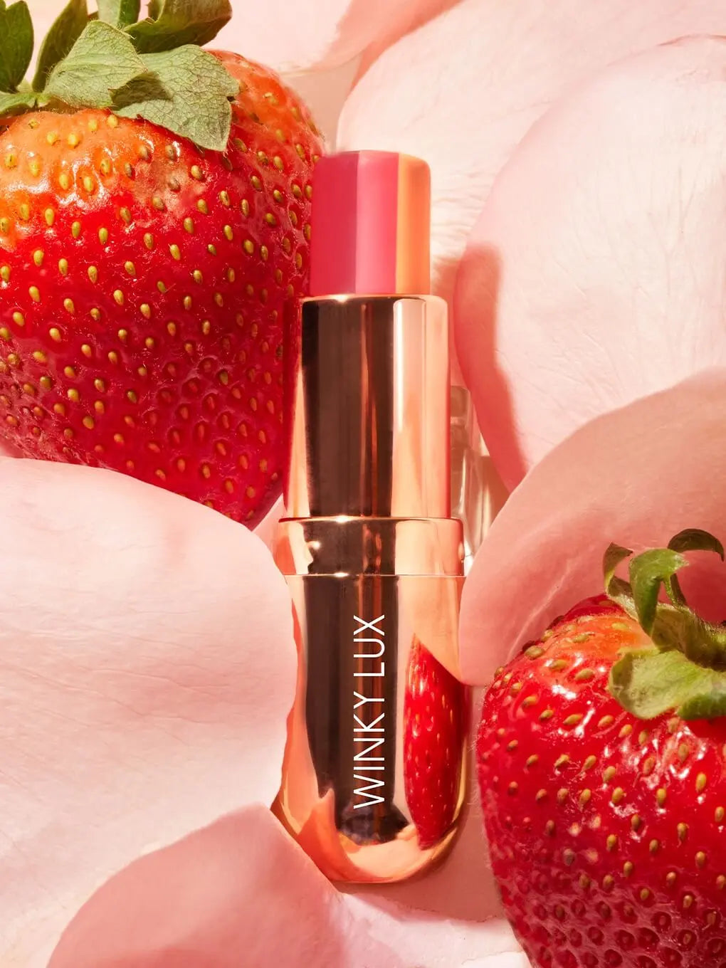 Indulge Your Lips with Strawberry Rose Tinted Lip Balm - Hydrating, Nourishing, and Deliciously Sweet!